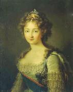 Gerhard von Kugelgen Portrait of Empress Elizabeth Alexeievna oil painting reproduction